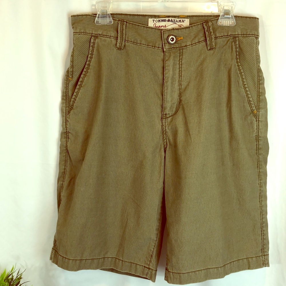 Tommy Bahama Jeans 100% Cotton Striped Shorts 32